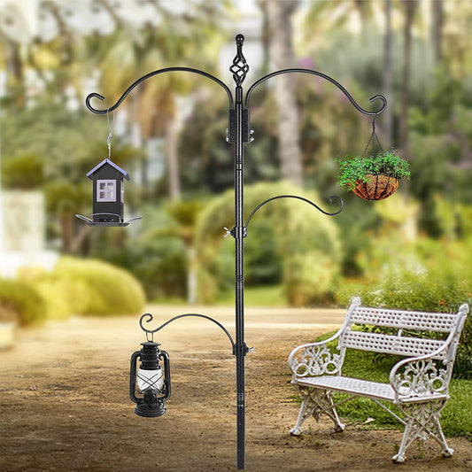 Shepherd Hook Bird Feeding Station Feeder Pole